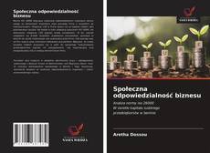 Capa do livro de Społeczna odpowiedzialność biznesu 