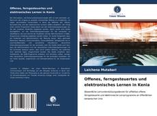 Capa do livro de Offenes, ferngesteuertes und elektronisches Lernen in Kenia 