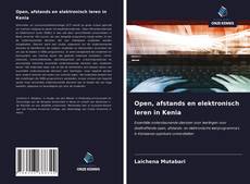 Bookcover of Open, afstands en elektronisch leren in Kenia