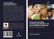 Couverture de Interpersoonlijke verdraagzaamheid van psychologiestudenten