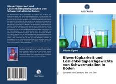 Copertina di Bioverfügbarkeit und Löslichkeitsgleichgewichte von Schwermetallen in Böden