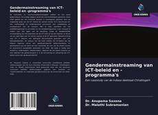 Bookcover of Gendermainstreaming van ICT-beleid en -programma's
