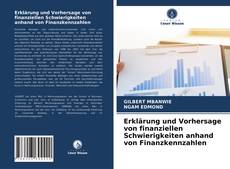 Portada del libro de Erklärung und Vorhersage von finanziellen Schwierigkeiten anhand von Finanzkennzahlen