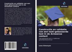 Couverture de Constructie en validatie van een taak-gebaseerde test in de Armeense context