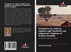 Couverture de Insegnare la cultura inglese agli studenti che imparano l'inglese in Arabia Saudita