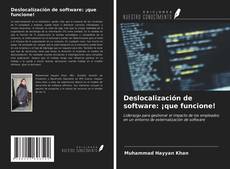 Deslocalización de software: ¡que funcione! kitap kapağı