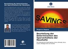 Capa do livro de Beurteilung der Determinanten des Sparverhaltens der Haushalte 