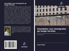 Buchcover von Voordelen van immigratie op lange termijn