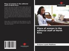 Couverture de Place of women in the editorial staff of North Kivu