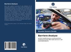 Bookcover of Barriere-Analyse