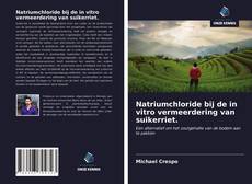 Bookcover of Natriumchloride bij de in vitro vermeerdering van suikerriet.