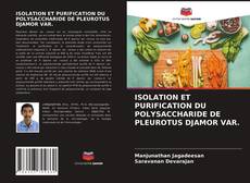 ISOLATION ET PURIFICATION DU POLYSACCHARIDE DE PLEUROTUS DJAMOR VAR.的封面