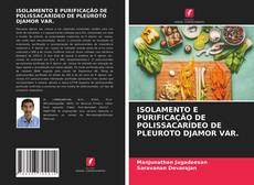 Portada del libro de ISOLAMENTO E PURIFICAÇÃO DE POLISSACARÍDEO DE PLEUROTO DJAMOR VAR.