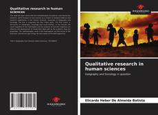 Bookcover of Qualitative research in human sciences