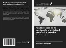 Capa do livro de Fundamentos de la gestión de la actividad económica exterior 