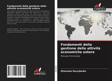 Portada del libro de Fondamenti della gestione delle attività economiche estere