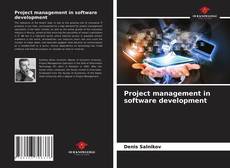 Capa do livro de Project management in software development 