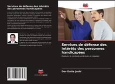 Capa do livro de Services de défense des intérêts des personnes handicapées 