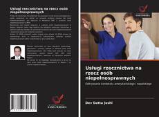 Capa do livro de Usługi rzecznictwa na rzecz osób niepełnosprawnych 