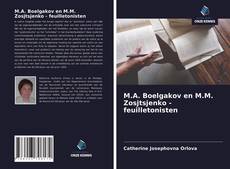 Portada del libro de M.A. Boelgakov en M.M. Zosjtsjenko - feuilletonisten