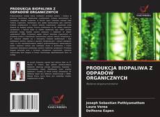 PRODUKCJA BIOPALIWA Z ODPADÓW ORGANICZNYCH kitap kapağı