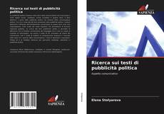 Couverture de Ricerca sui testi di pubblicità politica