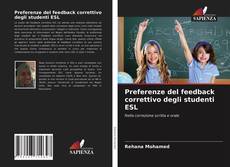 Buchcover von Preferenze del feedback correttivo degli studenti ESL