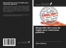 Buchcover von Desarrollo del curso de inglés para relaciones públicas