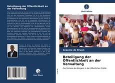 Capa do livro de Beteiligung der Öffentlichkeit an der Verwaltung 