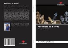 Capa do livro de Antonieta de Barros 