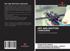 Capa do livro de ART AND WRITTEN LANGUAGE 