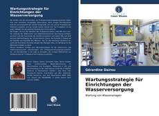 Buchcover von Wartungsstrategie für Einrichtungen der Wasserversorgung