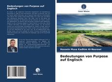 Bedeutungen von Purpose auf Englisch kitap kapağı