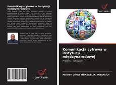 Couverture de Komunikacja cyfrowa w instytucji międzynarodowej