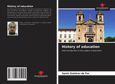 Buchcover von History of education