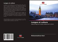 Couverture de Langue et culture