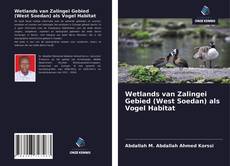 Portada del libro de Wetlands van Zalingei Gebied (West Soedan) als Vogel Habitat