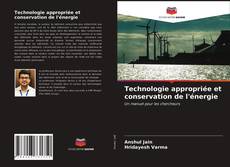 Buchcover von Technologie appropriée et conservation de l'énergie