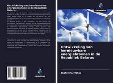 Ontwikkeling van hernieuwbare energiebronnen in de Republiek Belarus的封面