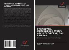 Bookcover of PROPOZYCJA MUZEALIZACJI STREFY ARCHEOLOGICZNEJ SAN ESTEBAN