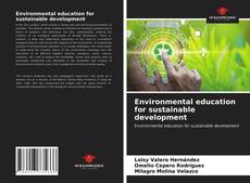 Capa do livro de Environmental education for sustainable development 