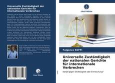 Capa do livro de Universelle Zuständigkeit der nationalen Gerichte für internationale Verbrechen 