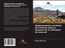 Bookcover of Réglementation juridique de relations dans le domaine de la utilisation du sous-sol