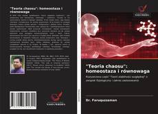 Bookcover of "Teoria chaosu": homeostaza i równowaga