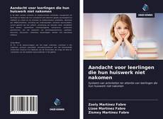 Bookcover of Aandacht voor leerlingen die hun huiswerk niet nakomen