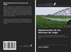 Borítókép a  Optimización de las técnicas de riego - hoz
