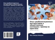 Обложка Опыт реабилитационных инструкторов в общественном колледже: пример из практики