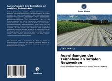 Portada del libro de Auswirkungen der Teilnahme an sozialen Netzwerken