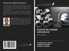 Capa do livro de Control de calidad estructural 