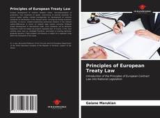 Couverture de Principles of European Treaty Law